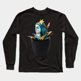 mermaid pot Long Sleeve T-Shirt